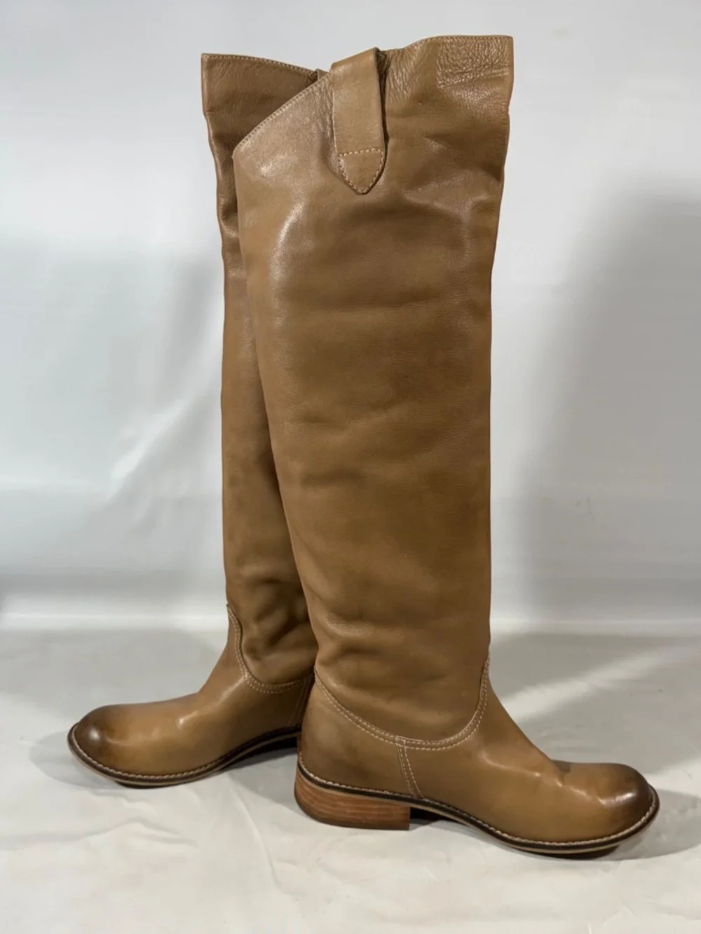 BP Nordstrom Womens Equestrian Over Knee Glam Leather Tall Riding Boots Size 7.5